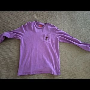 Purple supreme sacred heart long sleeve, size medium and used.